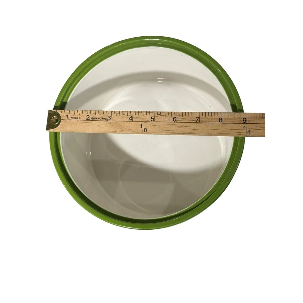 Martha Stewart‎ Green Cow Casserole Dish Lid Ceramic 9